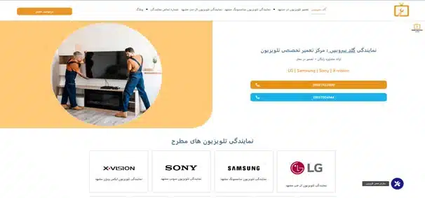طراحی-سایت-وردپرسی-گلدسرویس- م