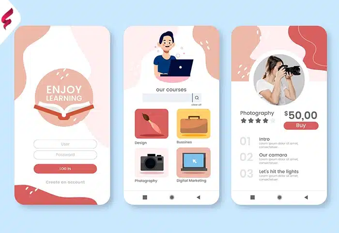 اپلیکیشن فروش دوره آموزشی